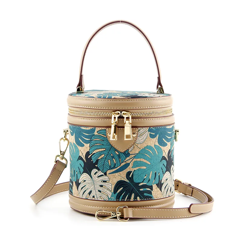 Vintage Texture Portuguese Cork Bag